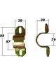 SuperPro Sway Bar Steel Mount Bracket