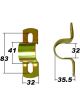 SuperPro Sway Bar Steel Mount Bracket