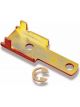 Holley Transmission Kickdown Lever Extension, Steel, Gold Iridited, Ford