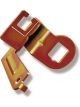 Holley Throttle Cable Bracket Steel Gold Chevy Big/Small Block 4150/4160