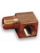 Holley Fuel Pressure Gauge Brass 90 Elbow 1/8