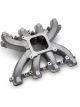 Holley Intake Manifold Natural Square Bore Flange Chevy Small Block LS