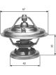 Gates Thermostat + Gaskets & Seals