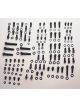 ARP Engine Accessory Bolt Kit Hex Head GM LS Series Black