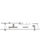 Edelbrock Carburettor Linkage For Three Inline 94 Model Carbs Kit