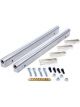 Edelbrock Fuel Rails Aluminum Clear Anodized Ford 289 302 351W Pair