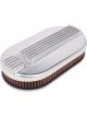 Edelbrock Air Cleaner Assembly Classic Small Oval Polished Logo 3.900