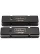 Edelbrock Valve Covers Victor Tall Black Powdercoat Racing Logo SB Pair