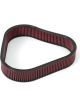 Edelbrock Air Filter Element Reusable Triangular Cotton Gauze Red 2.5