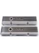 Edelbrock Valve Covers Elite Ii Low-Profile Cast Polished Logo SB Pair