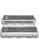 Edelbrock Valve Covers Elite Ii Series Stock Polished Logo Chevy BB Pair