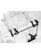 Edelbrock Throttle Linkage Kit Dual Quad Side Mount Universal Sbc Kit