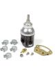 MSD Fuel Pressure Regulator Boost 15-90 PSI Inline Return Black/Clear