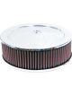 K&N Custom Round Air Filter Assembly