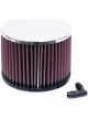 K&N Round Clamp-On Straight Air Filter