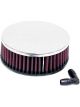 K&N Round Clamp-On Straight Air Filter