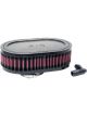 K&N Clamp-On Oval Straight Air Filter