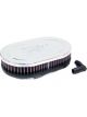 K&N Clamp-On Oval Straight Air Filter