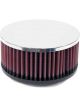 K&N Round Clamp-On Straight Air Filter