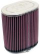 K&N Clamp-On Oval Straight Air Filter