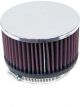 K&N Round Clamp-On Straight Air Filter