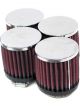 K&N Round Clamp-On Straight Air Filter