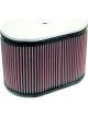 K&N Dual Flange Oval Air Filter