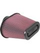K&N Oval Tapered Air Filter - Carbon Fiber Top