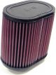 K&N Clamp-On Oval Straight Air Filter