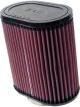 K&N Clamp-On Oval Straight Air Filter