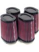 K&N Clamp-On Oval Tapered Air Filter