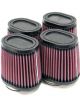 K&N Clamp-On Oval Tapered Air Filter