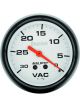 Auto Meter Gauge Phantom Vacuum 30
