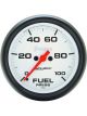 Auto Meter Gauge Phantom Fuel Pressure 0-100 PSI 2 5/8
