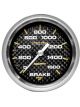 Auto Meter Gauge Carbon Fiber Brake Pressure 0-1600 PSI 2 5/8