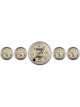 Auto Meter Gauge Kit Analog Antique Beige Speedo Water Temp Fuel Lvl Volt…