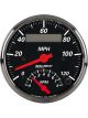 Auto Meter Combo Gauge Speedo Tacho Designer Black Analog 3 3/8