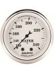 Auto Meter Gauge Old Tyme White Water Temp 120-240°F 2 1/16