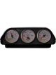 Auto Meter Gauge Pod Triple Dash Mount Black ABS