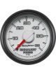 Auto Meter Gauge Arctic White Exhaust Back Pressure 0-60 PSI 2 1/16