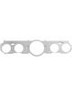 Auto Meter Dash Insert/Adapter Mustang 65-66 1 X 3-3/8 4 X 2-1/16