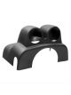 Auto Meter Gauge Mount Steering Column Pod Black Dual 2 1/16