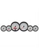 Auto Meter 6pcs Bagger Kit, 140-280 °F/8-18V/280Ωe-0Ωf, Pro-Cycle
