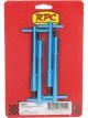 RPC Blue Anodised Alloy, T-Bar Wing Nut (Pack Of 4), 4-5/8