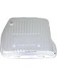 RPC Chrome Steel Transmission, Pan, Finned, Extra Capacity, 1-3/4