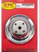 RPC Chrome Steel Water Pump, Upper Pulley, Single Groove, 6.30