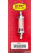 RPC Chrome/Glass Fuel Filter, With Replaceable Element, 3/8
