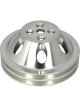 RPC Polished Alloy Water, Pump Upper Pulley, Double, Groove , 6.60