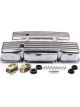 RPC Tall Nostalgic Alloy, Polished Finned Valve Covers, With Breather H…