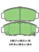 Protex Blue Brake Pads
